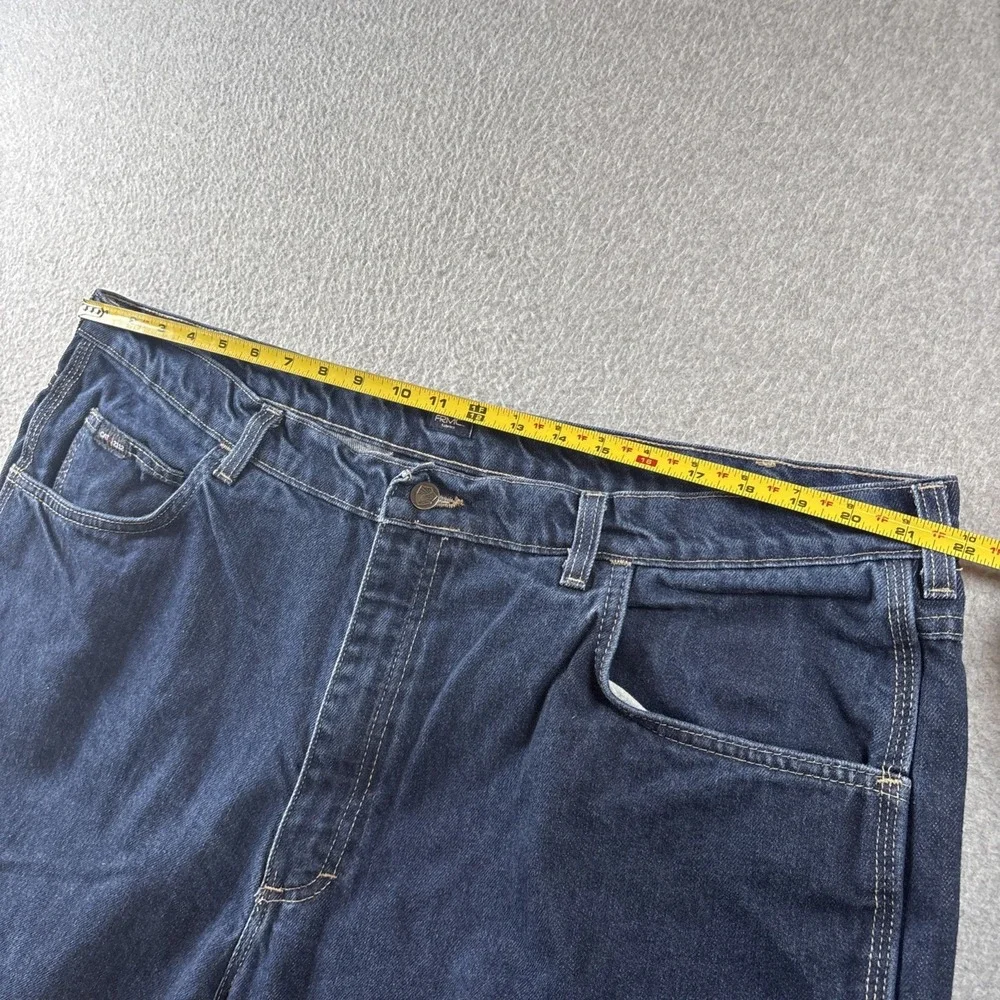 Tyndale FR Men's 42x34 Dark Wash Straight Leg AR/FR Work Construction Cat2